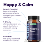 Happy & Calm Support Supplement - 60 Capsules