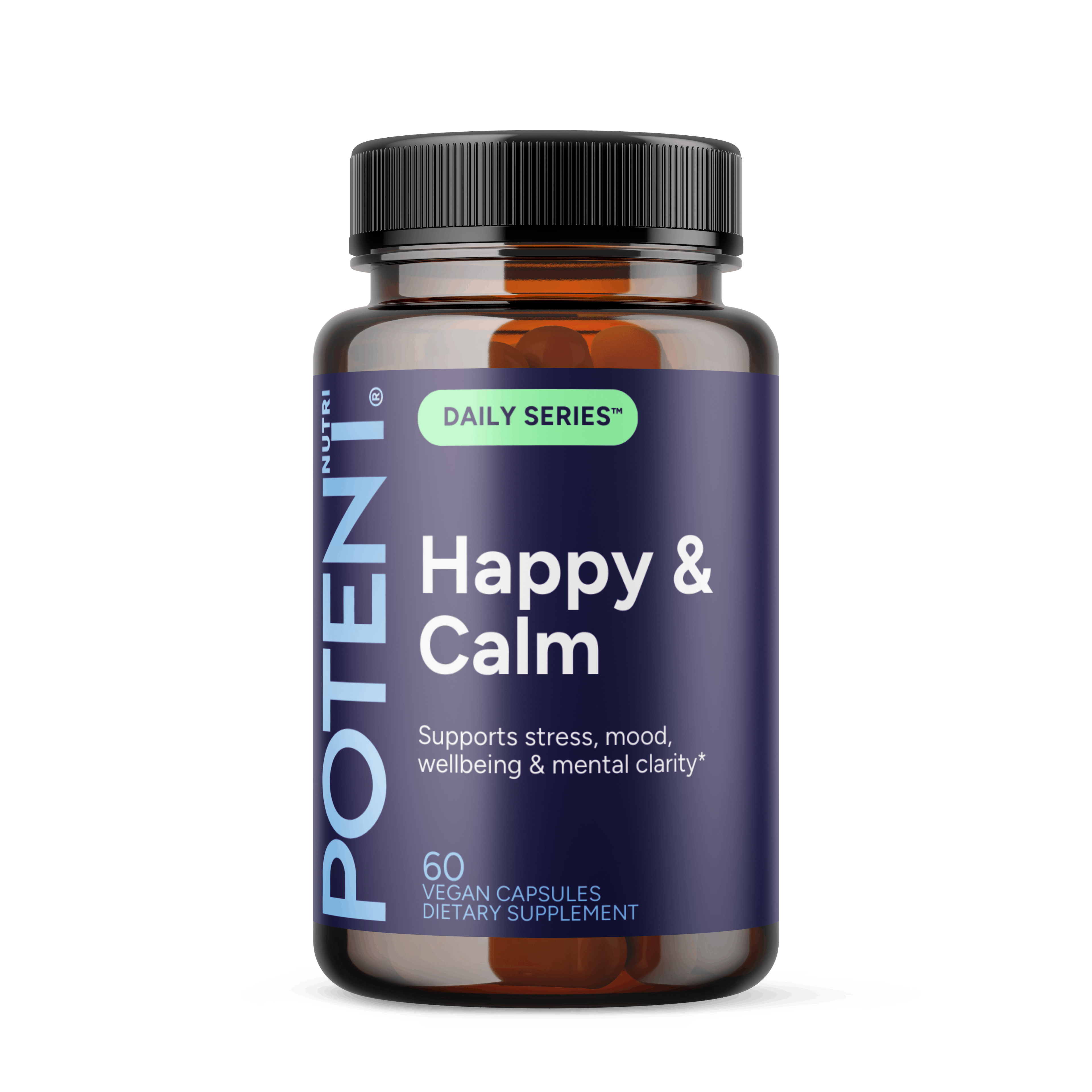 Happy & Calm Support Supplement - 60 Capsules