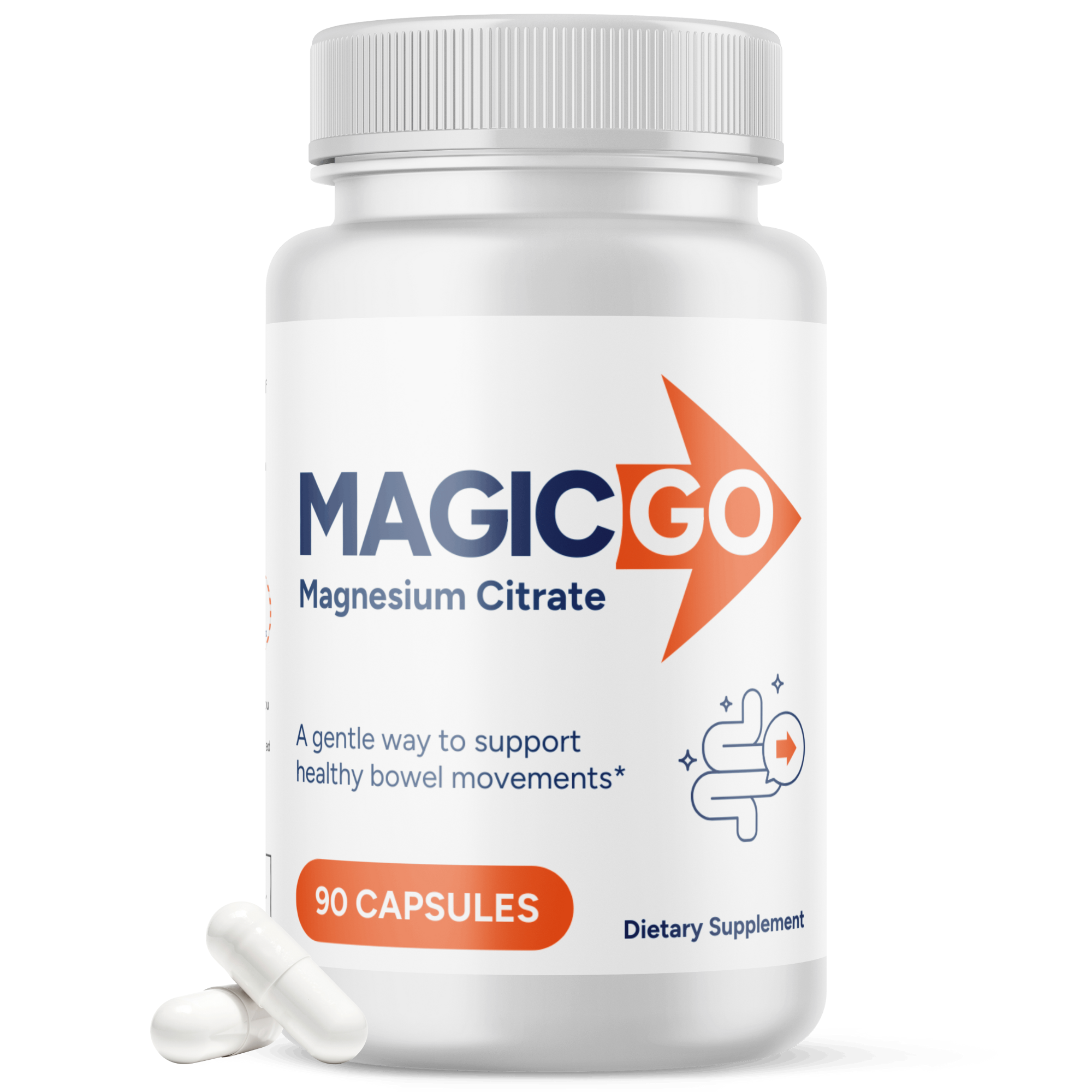 ConstiMag* Magnesium Citrate – Gentle Digestive Support & Regularity* – 90 Capsules