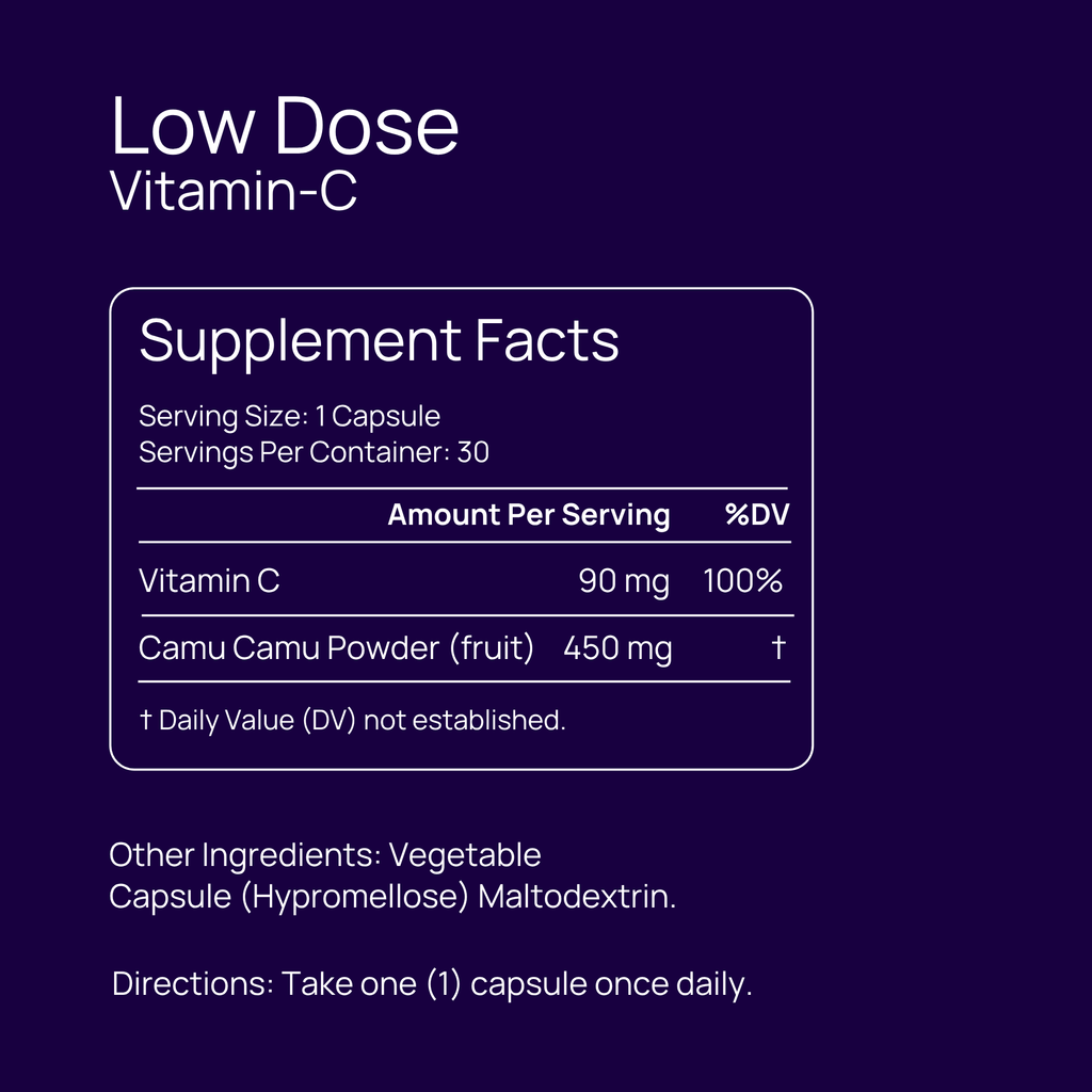 Low Dose Real Vitamin C Complex