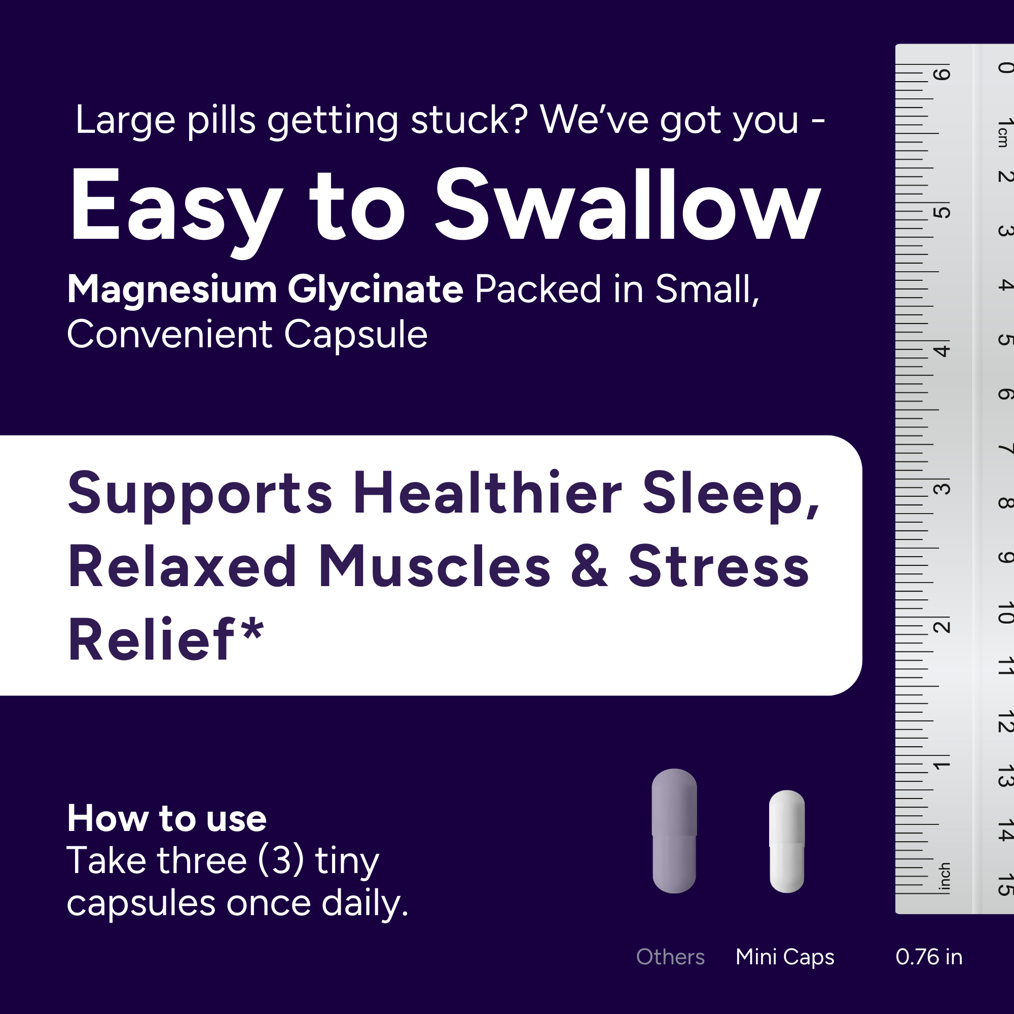 Mini Caps Magnesium Glycinate