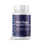 Magnesium Glycinate Small Capsules - 90 Capsules, Easy to Swallow, Albion TRAACS® Magnesium Bisglycinate Chelate - Kosher